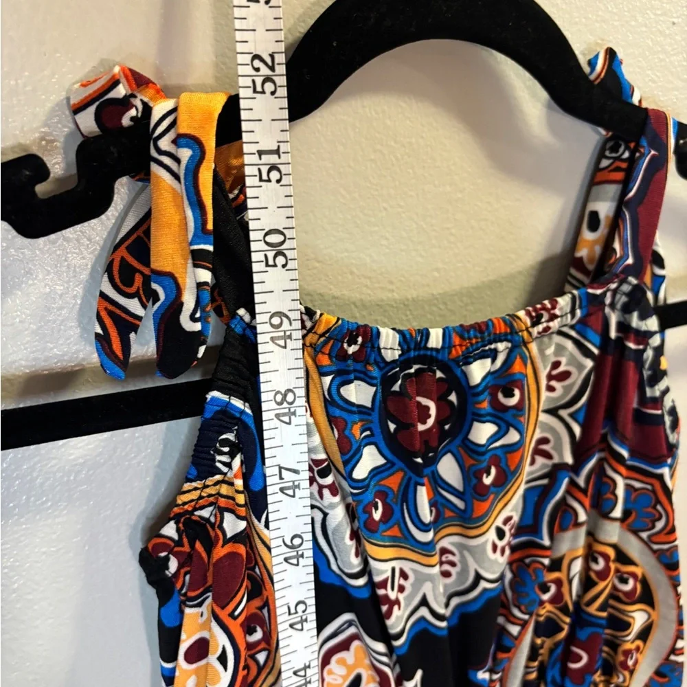 Colorful Patterned Maxi Dress - Picture 4 of 4